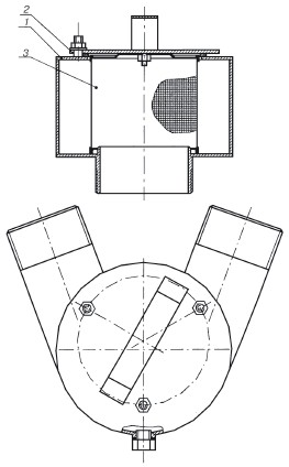 Общий вид фильтра сливного ФС